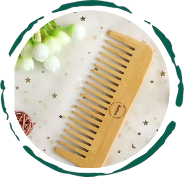 Passport Face - All-Natural Bamboo Hair Comb