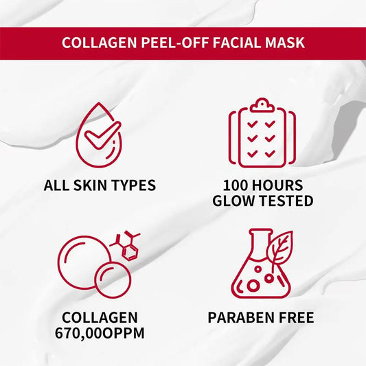 Korean Deep Collagen Mask Overnight Wrapping Peel Off Facial Mask Anti Wrinkle Lifting Skin Care Deeply Hydrate Woman Night Care