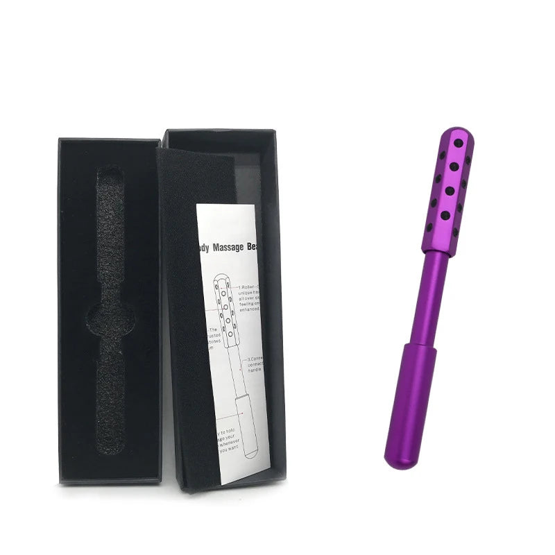 24 Germanium Face Massage Beauty Acupoint Roller Stick Wholesale Beauty Roller Tool Face Gua Sha Massager Women Skin Care Beauty