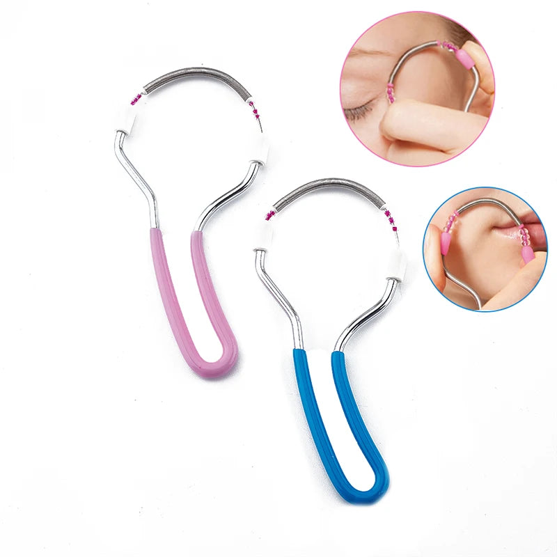 1Pc Handheld Facial Hair Epilator Safe Spring Roller Women Facial Hair Removal Epilator Face Care Massager Beauty Epilator Tool