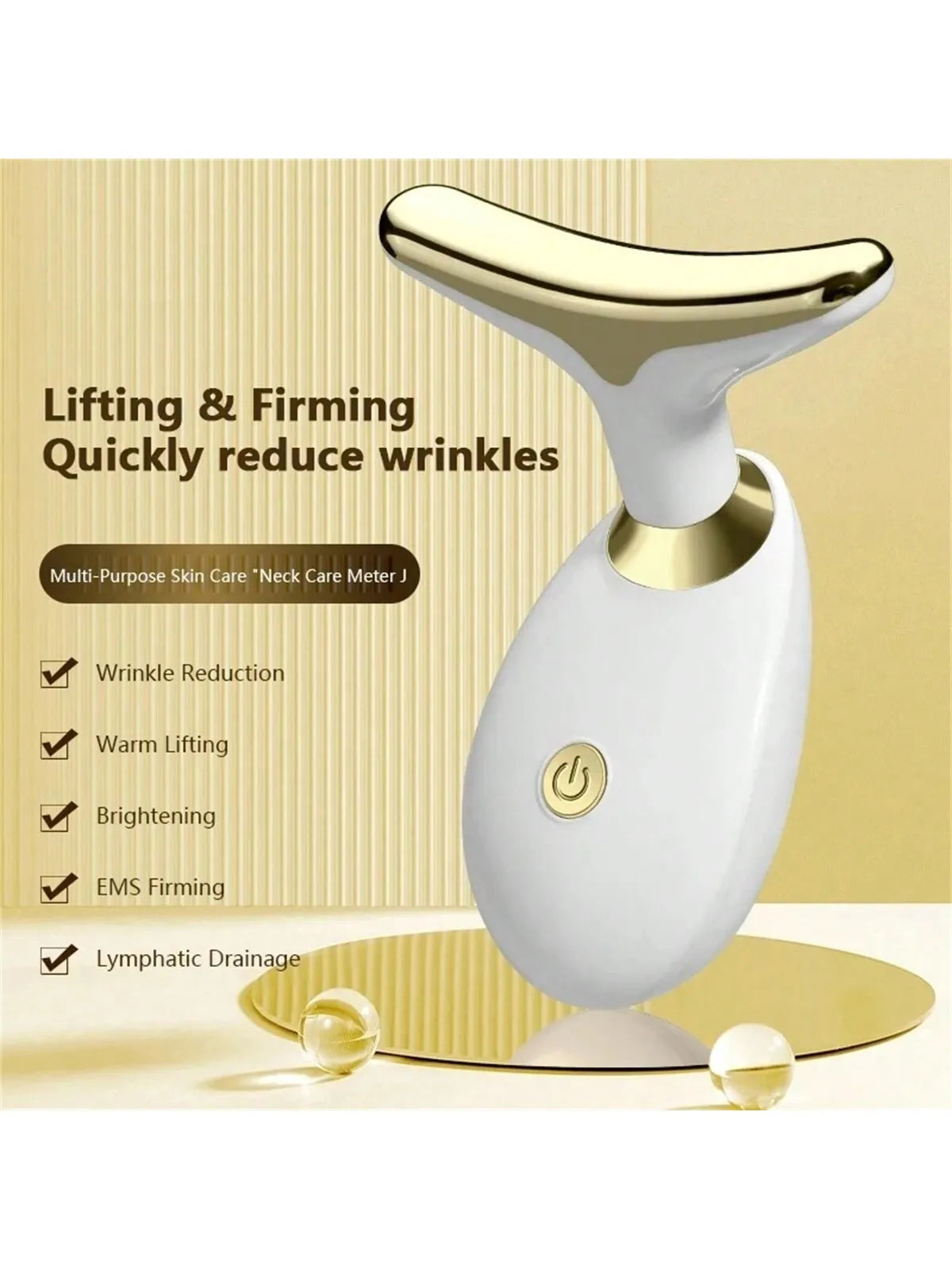 Household Lifting And Firming Facial Electric Anti Wrinkle Double Chin Firming Massager Multi-Dimensional Face Beauty Device