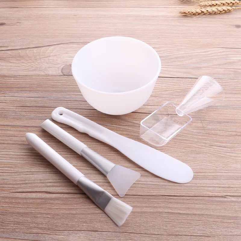 5PCS/1SET Face For Mask Mixing Bowl Girls Facial Skin Care Tools Kit Women Beauty Supplies Makeup