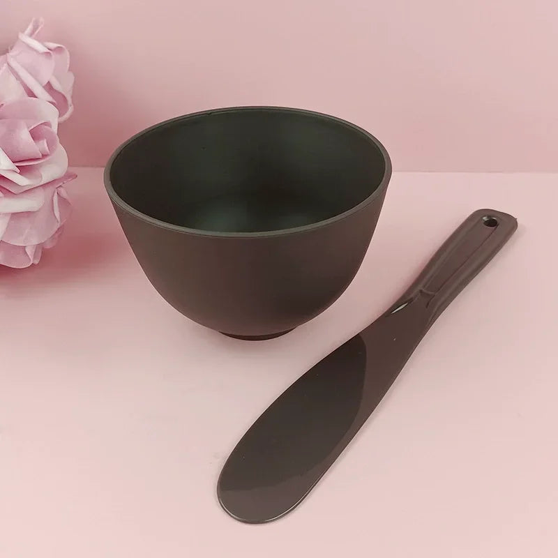 Facial Brush Mask Bowl Spoon Set Mask Brush Bar DIY Beauty Tools Mixing Tools Skin Care Makeup Supplies Woman Facial Tools
