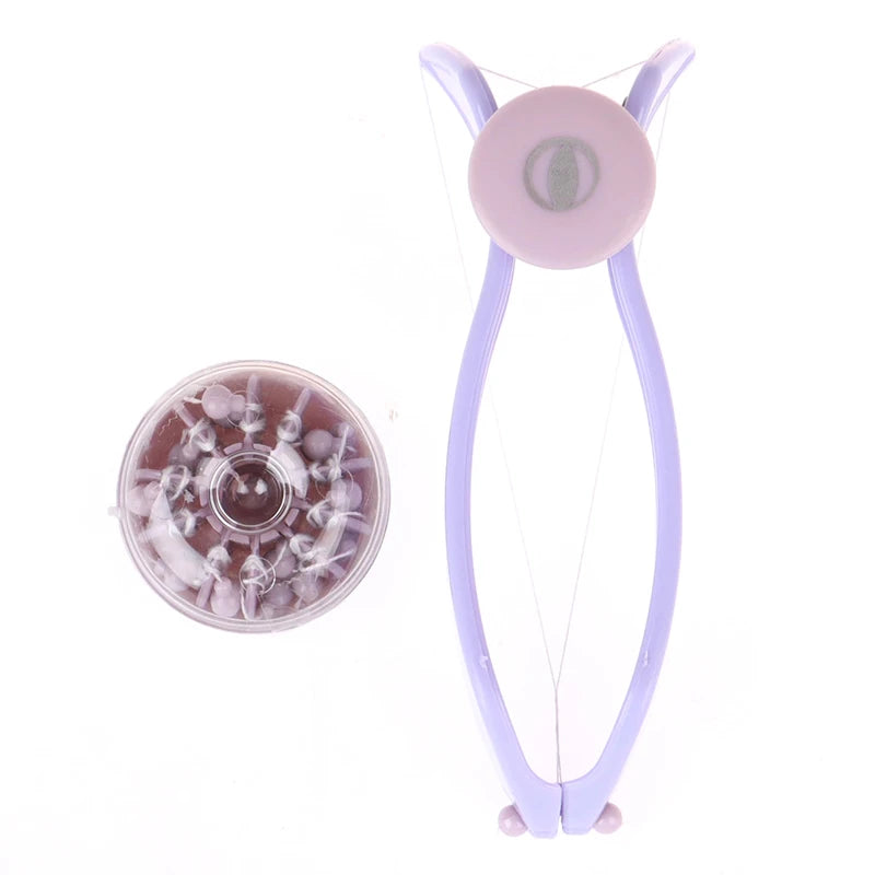 1Pc Handheld Facial Hair Epilator Safe Spring Roller Women Facial Hair Removal Epilator Face Care Massager Beauty Epilator Tool