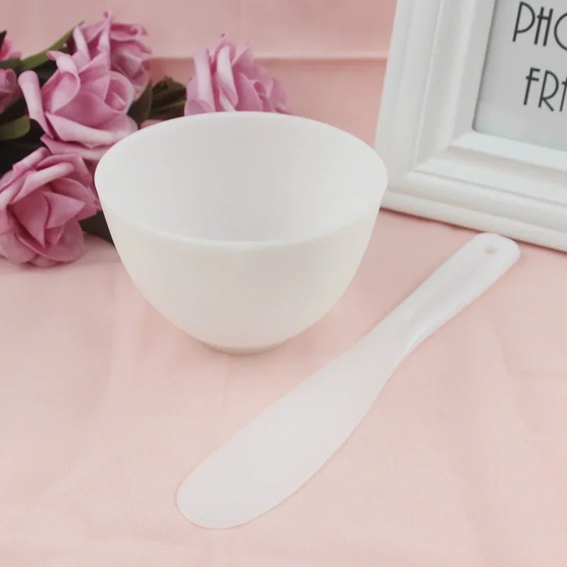 Facial Brush Mask Bowl Spoon Set Mask Brush Bar DIY Beauty Tools Mixing Tools Skin Care Makeup Supplies Woman Facial Tools