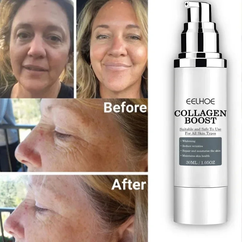 Hyaluronic Acid Anti-Aging Serum for Women Whitening Anti-wrinkle Cream Unisex Facial Collagen Boost Cream Firming Face Care