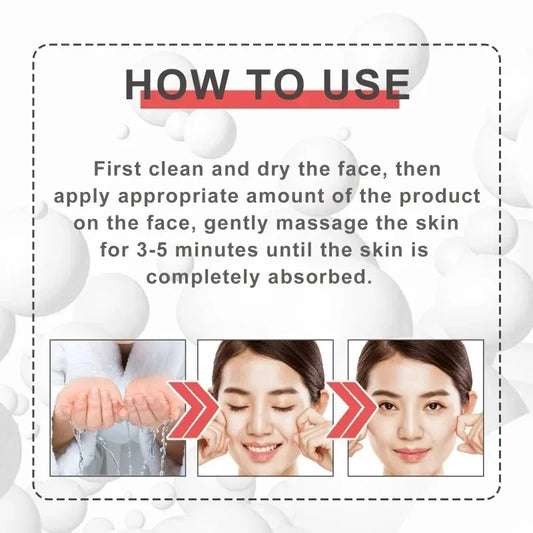 Hyaluronic Acid Anti-Aging Serum for Women Whitening Anti-wrinkle Cream Unisex Facial Collagen Boost Cream Firming Face Care