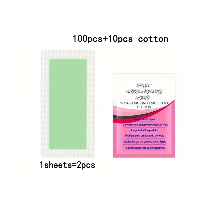 10/20/30/50 Pcs Depilatory Wax Strips For Hair Removal Wax Paper Cold Wax Strips Paper For Face Neck Arm Leg Body Beauty Tools