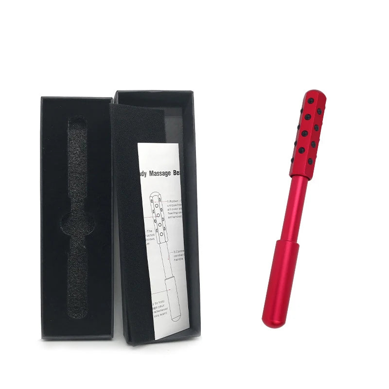 24 Germanium Face Massage Beauty Acupoint Roller Stick Wholesale Beauty Roller Tool Face Gua Sha Massager Women Skin Care Beauty