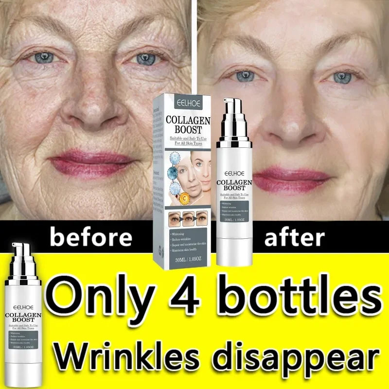 Hyaluronic Acid Anti-Aging Serum for Women Whitening Anti-wrinkle Cream Unisex Facial Collagen Boost Cream Firming Face Care