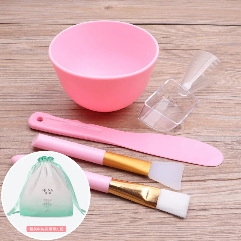 5PCS/1SET Face For Mask Mixing Bowl Girls Facial Skin Care Tools Kit Women Beauty Supplies Makeup