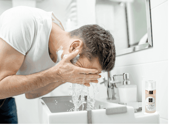 Organic Facial Wash for Dry/Extra Dry Skin - For MEN