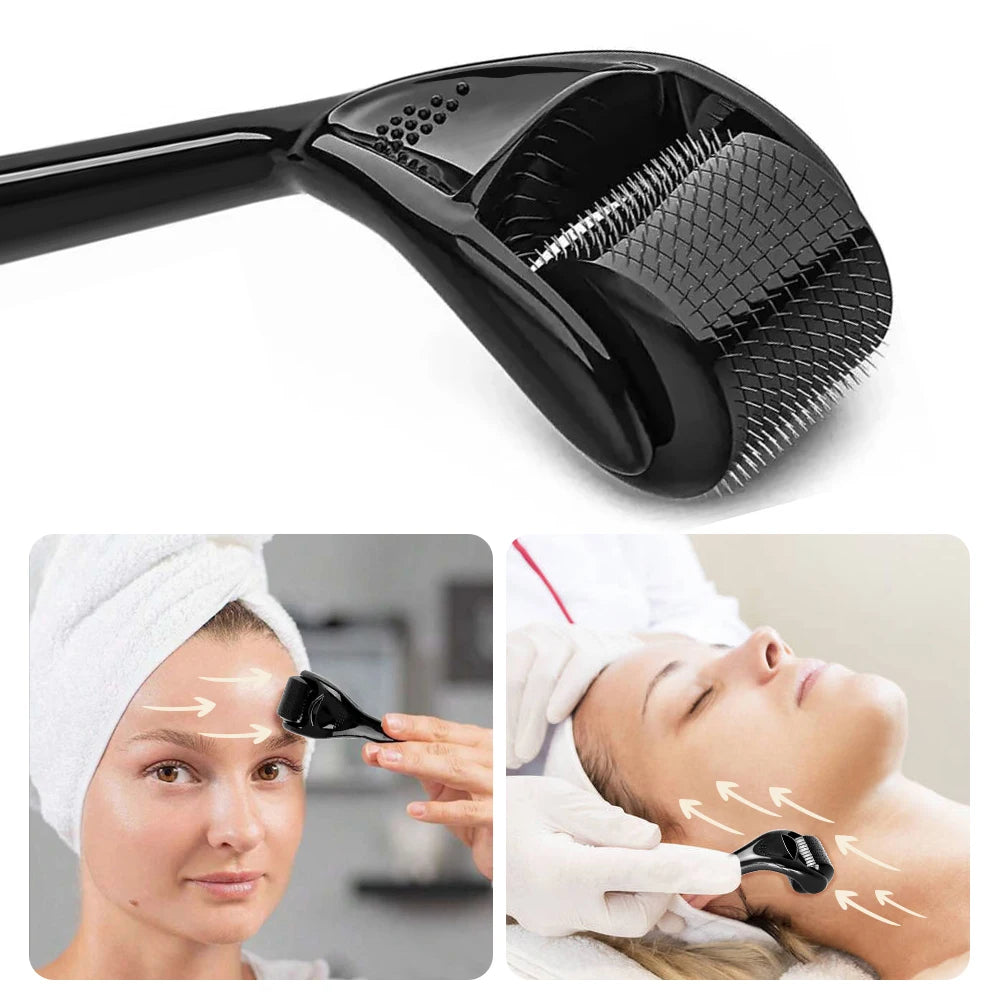 Skin Facial Care Microneedle Derma Roller for Hair Growth Beard Growth Facial Beauty Roller 540 Micro Needle Dermaroller Tool